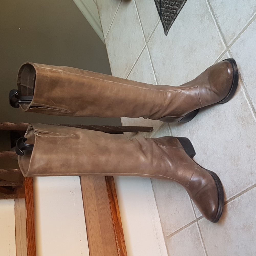BUTTERO ITALY Leather Boots Size 37.5